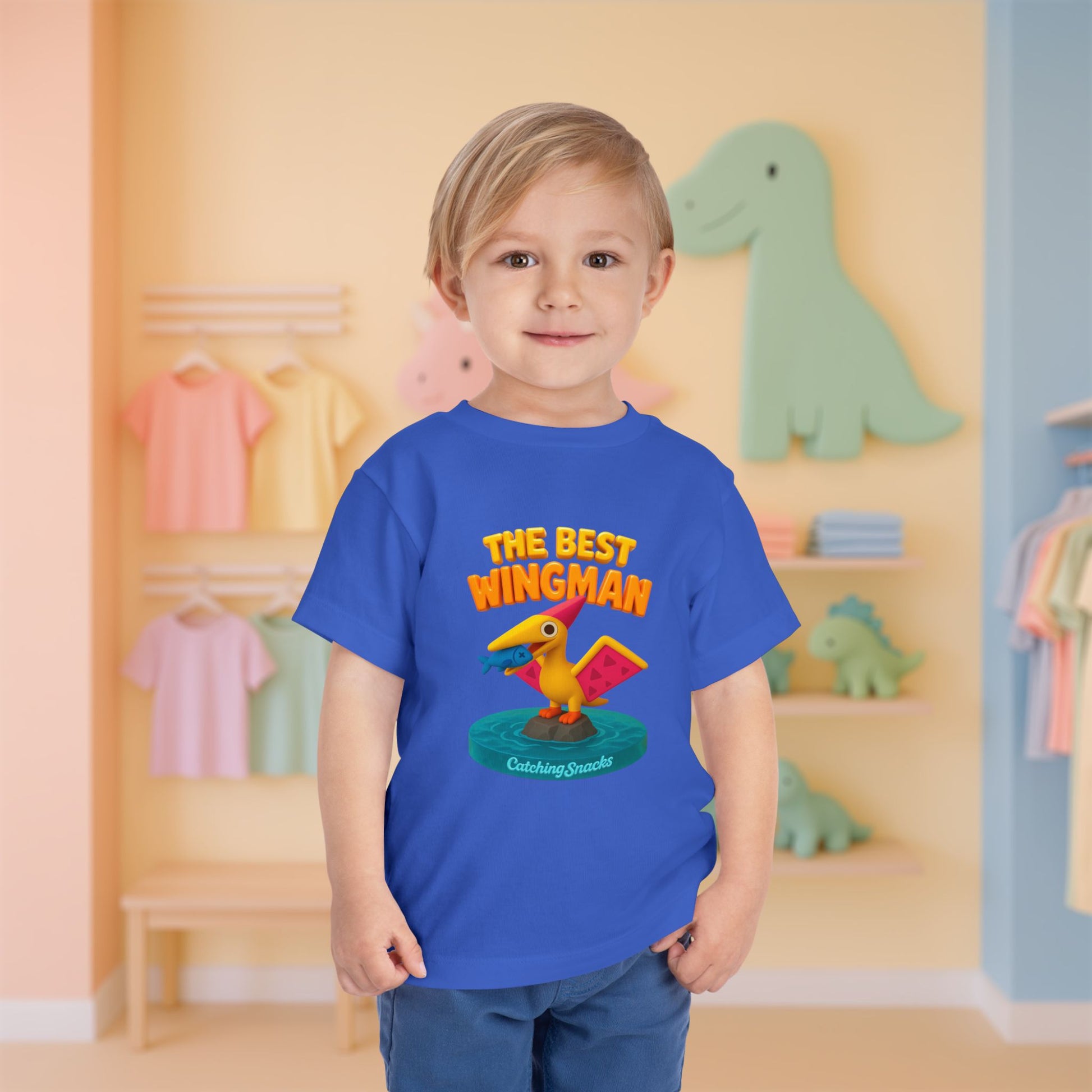 The Best Wingman, PTerry the Pterosaur | Toddler Dinosaur Tee