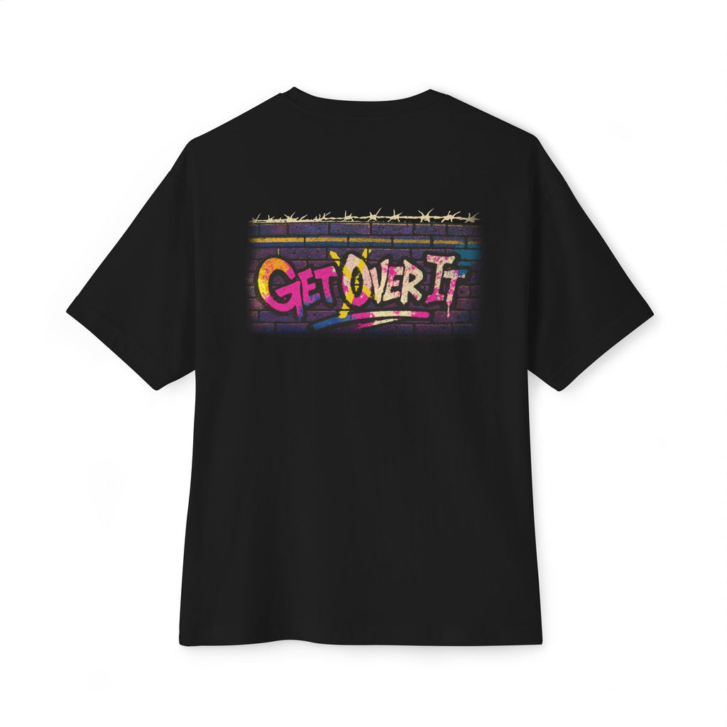 “Get Over It” Jump Shirt Oversized Boxy Tee