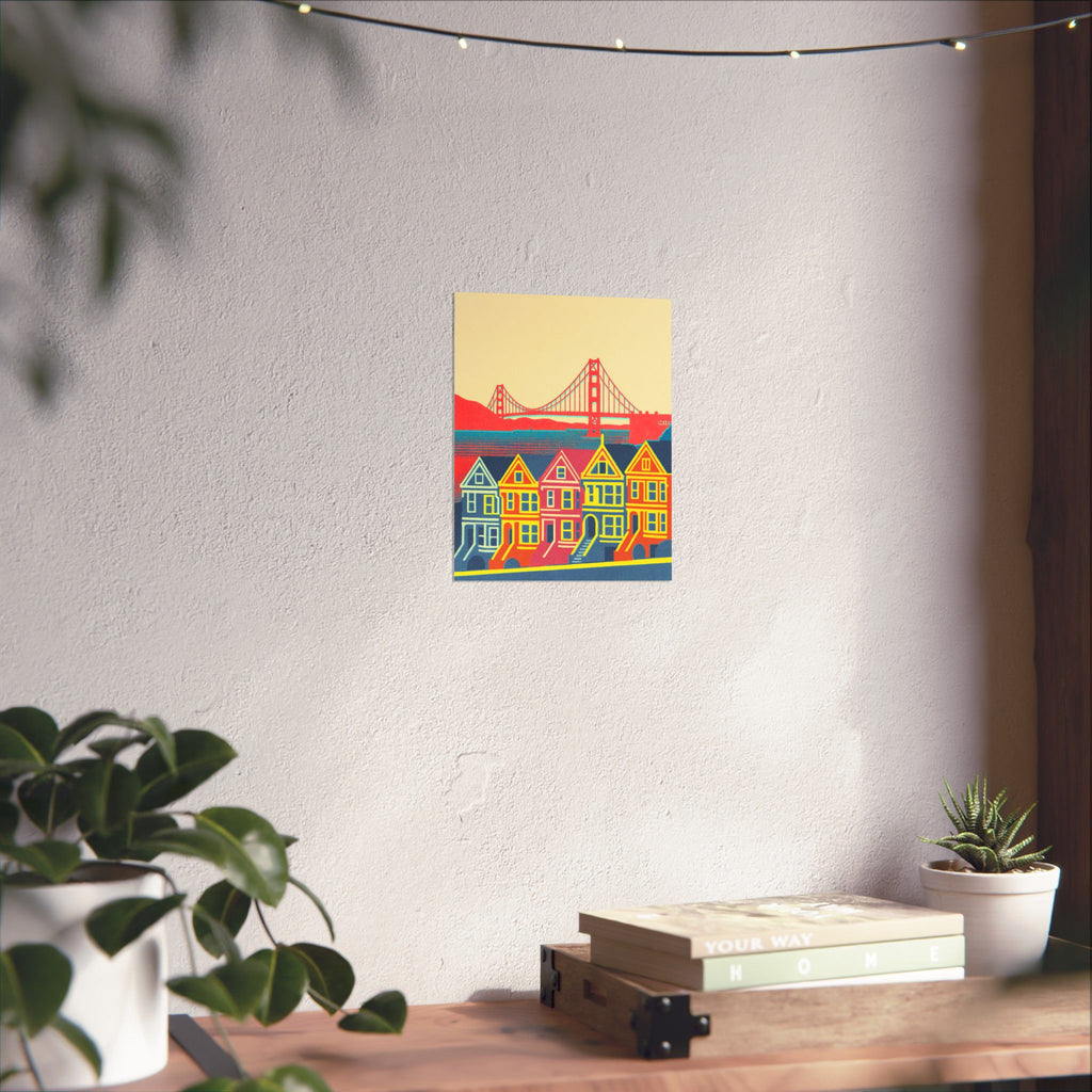 San Francisco Skyline Poster Minimal Poster