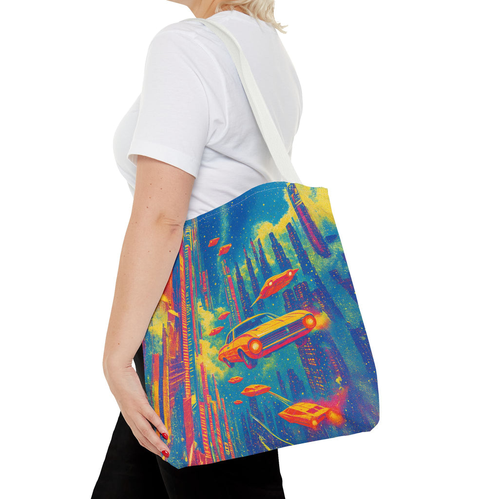 Retro-futuristic Tote Bag: VINTAGEGRAPH Collection