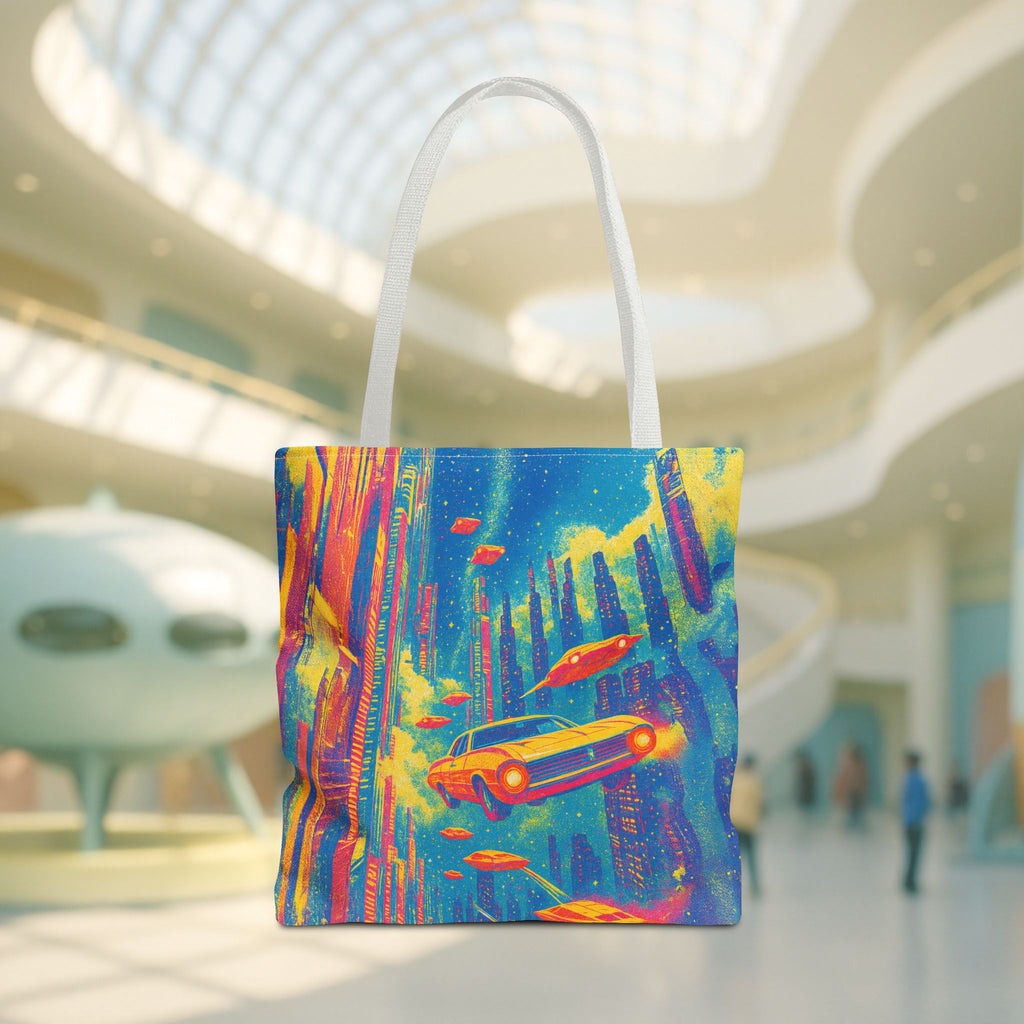 Retro-futuristic Tote Bag: VINTAGEGRAPH Collection