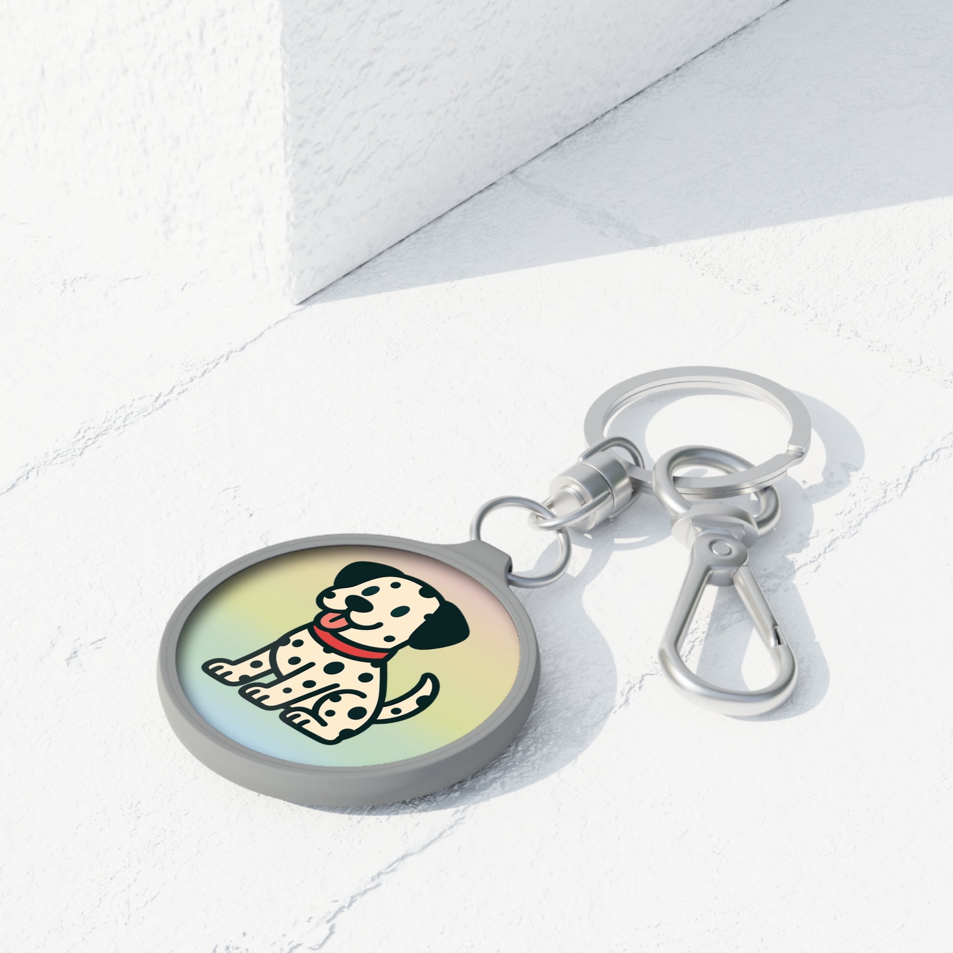 Dalmatian Keyring Tag : Pocket Pet Collection
