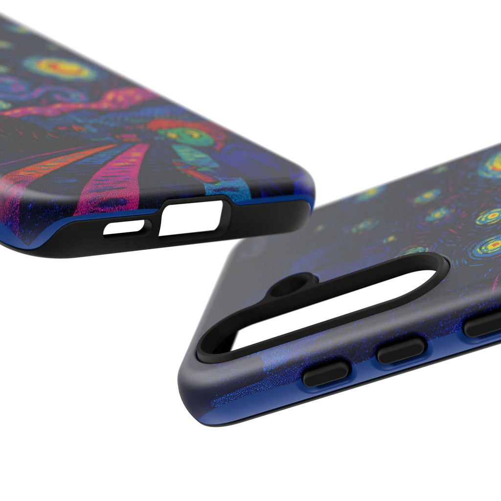 Starry Artist Phone Case | Van Gogh-Inspired Masked Art | Bold Indie Aesthetic Cover for iPhone & Samsung