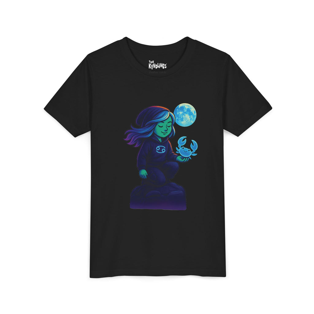 Cancer Zodiac Girl Youth T-Shirt