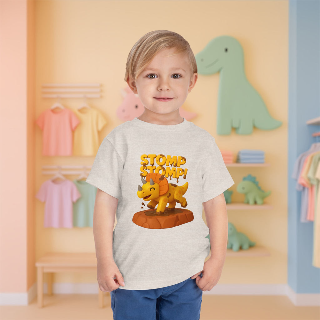 STOMP STOMP! Cera the Triceratops | Toddler Dinosaur Tee