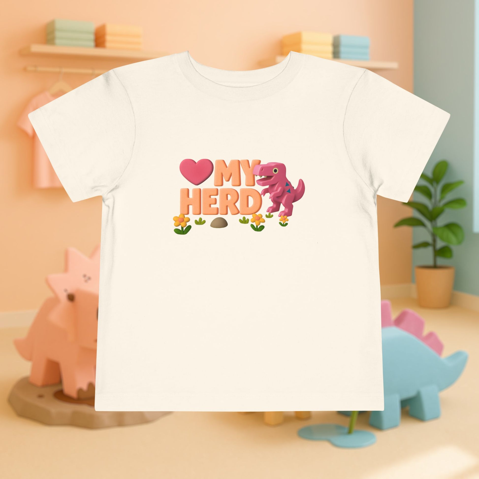 LOVE My Herd - Double-sided Toddler Dinosaur Tee