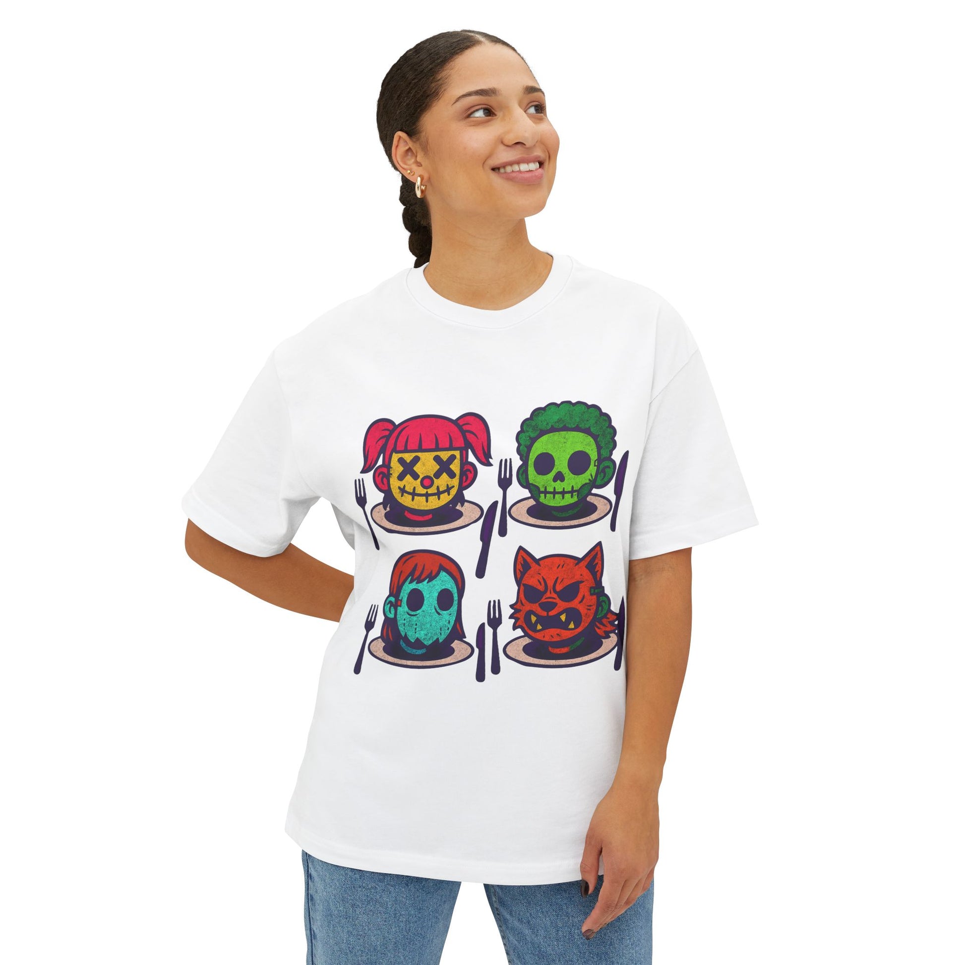 SLAYED & SERVED : Oversized Unisex Graphic Tee