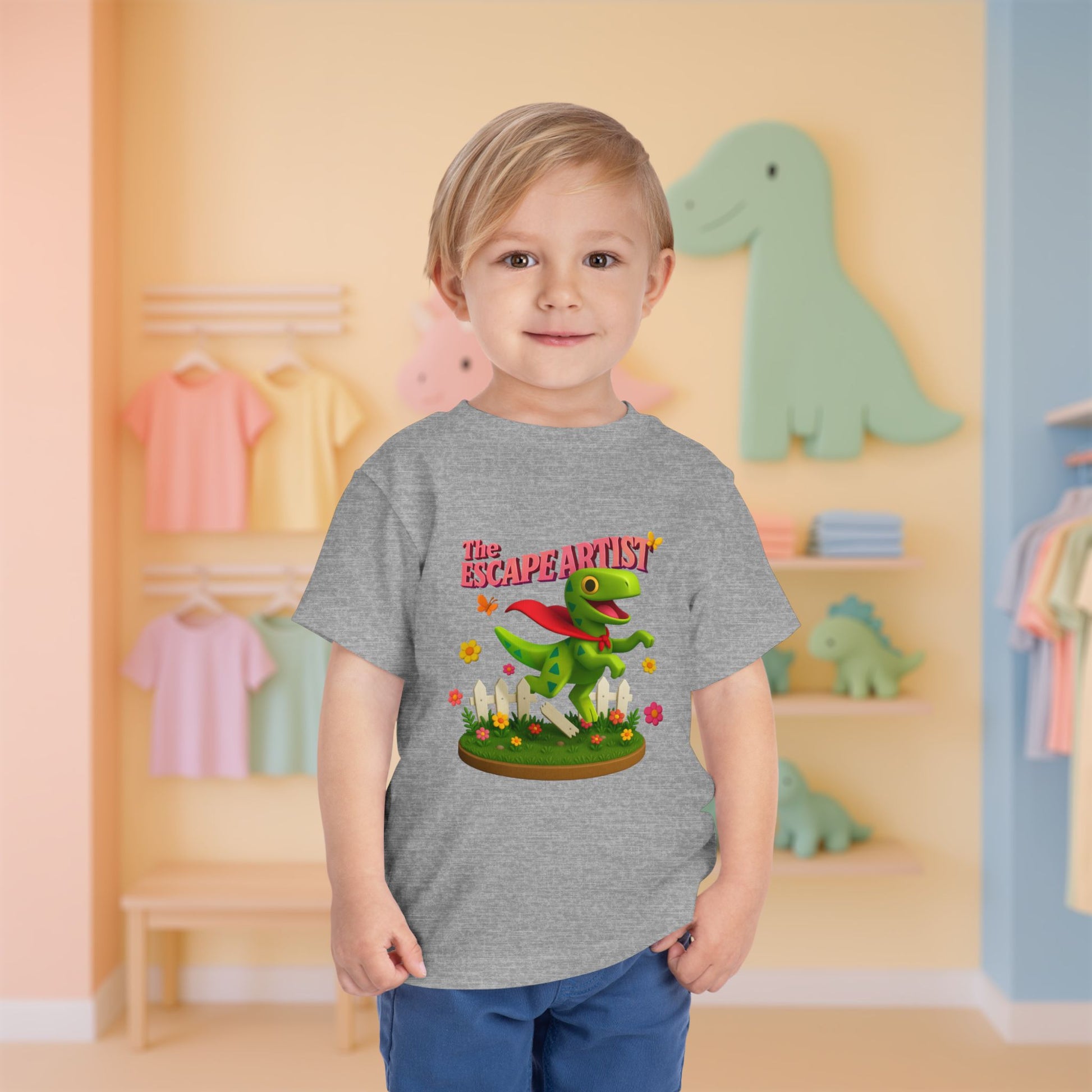The Escape Artist, Velissa the Velociraptor | Toddler Dinosaur Tee