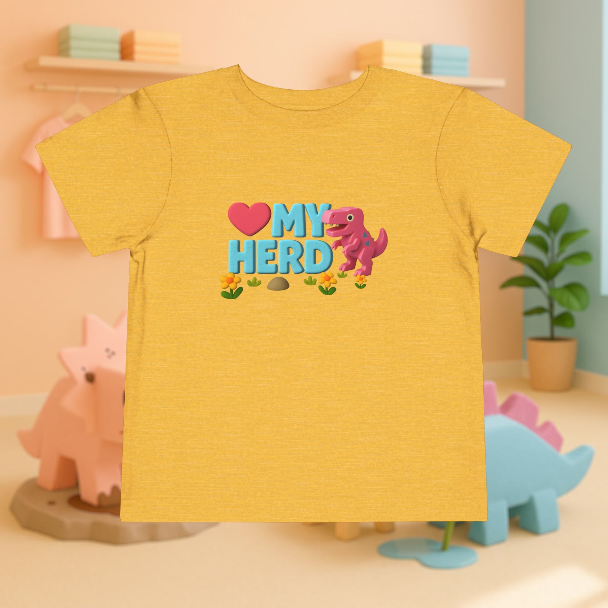 LOVE My Herd - Double-sided Toddler Dinosaur Tee
