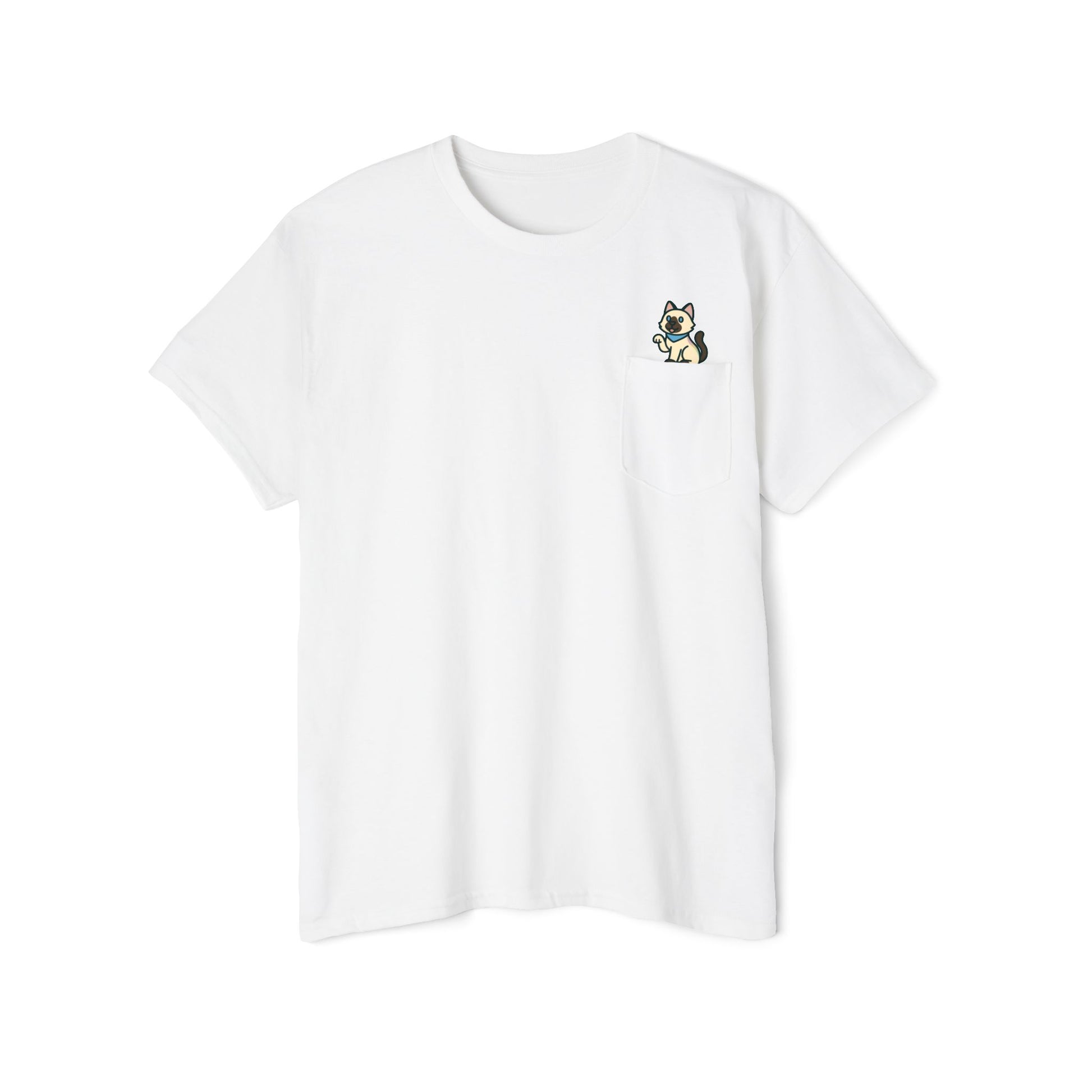 Siamese Cat T-Shirt: Pocket Pets By Kyndlings