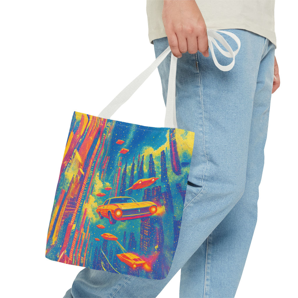 Retro-futuristic Tote Bag: VINTAGEGRAPH Collection
