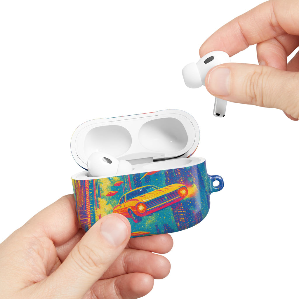 Getaway Car - Retro Futuristic AirPod Case : VINTAGEGRAPH