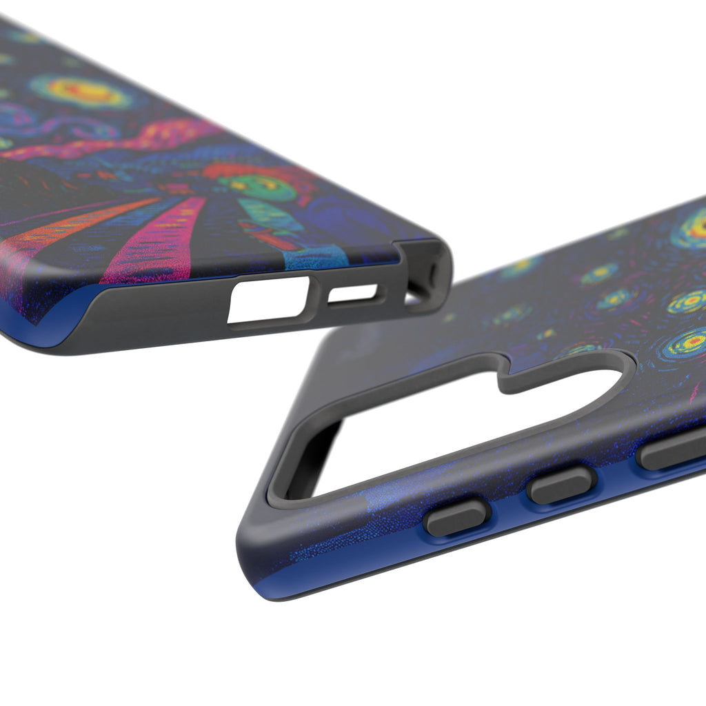 Starry Artist Phone Case | Van Gogh-Inspired Masked Art | Bold Indie Aesthetic Cover for iPhone & Samsung