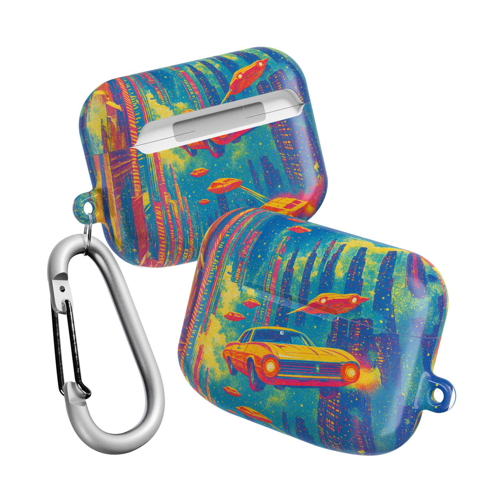 Getaway Car - Retro Futuristic AirPod Case : VINTAGEGRAPH