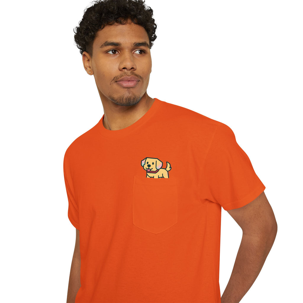 Golden Retriever T-Shirt: Pocket Pets By Kyndlings