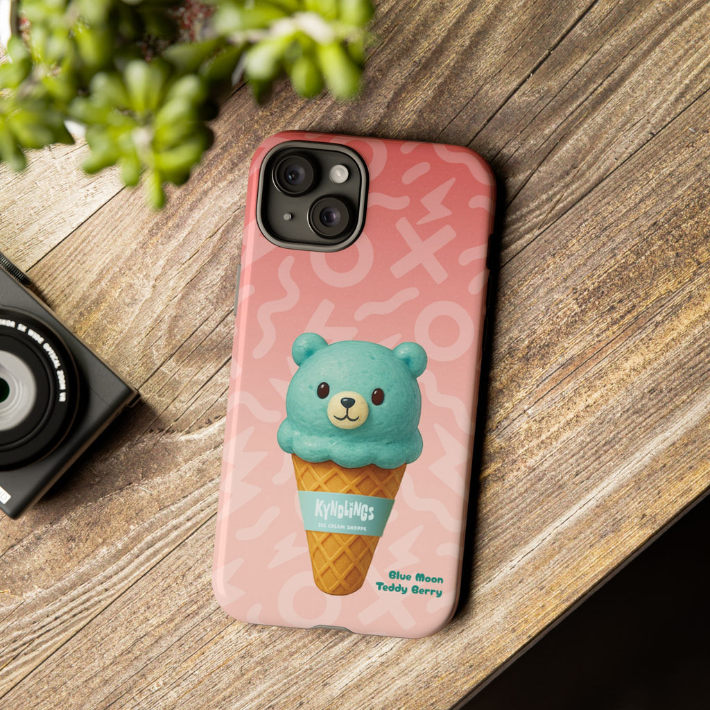 Blue Moon Teddy Berry: ICE CREAM SHOPPE | Sweet & Tough Phone Case