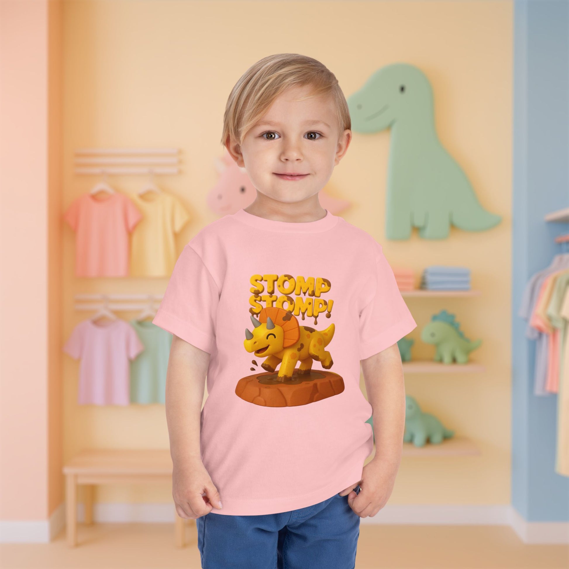 STOMP STOMP! Cera the Triceratops | Toddler Dinosaur Tee