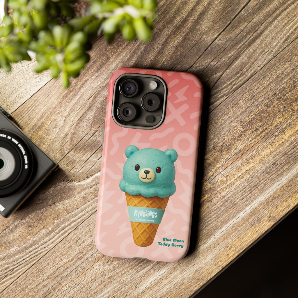Blue Moon Teddy Berry: ICE CREAM SHOPPE | Sweet & Tough Phone Case