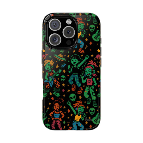 ALIEN ABDUCTION KARAOKE - Kreepy Kyds Pattern Phone Case