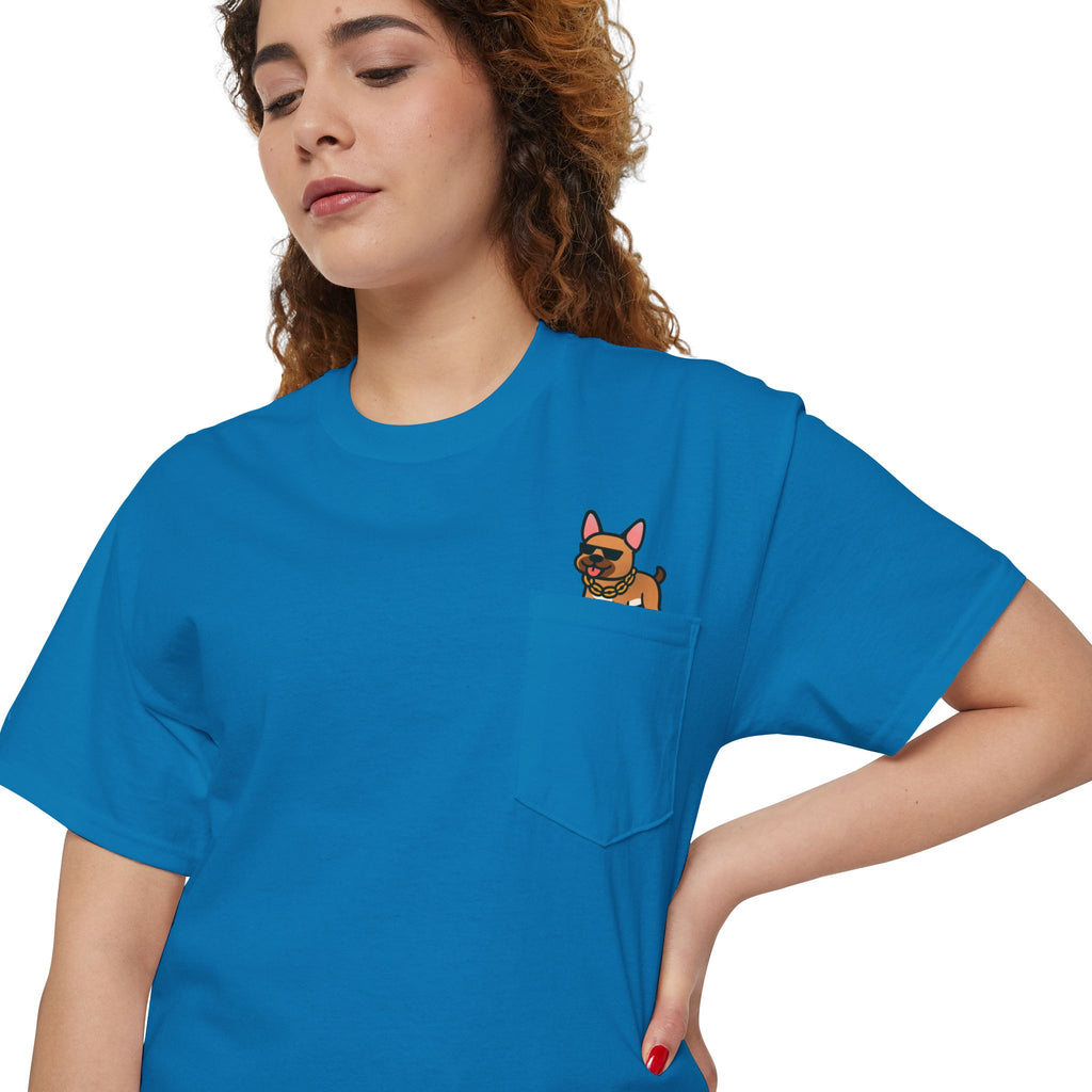 French Bulldogs (Fawn) T-Shirt: Pocket Pets By Kyndlings