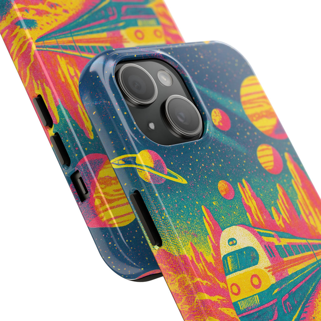Canyons of Mars Phone Case : VINTAGEGRAPH Collection