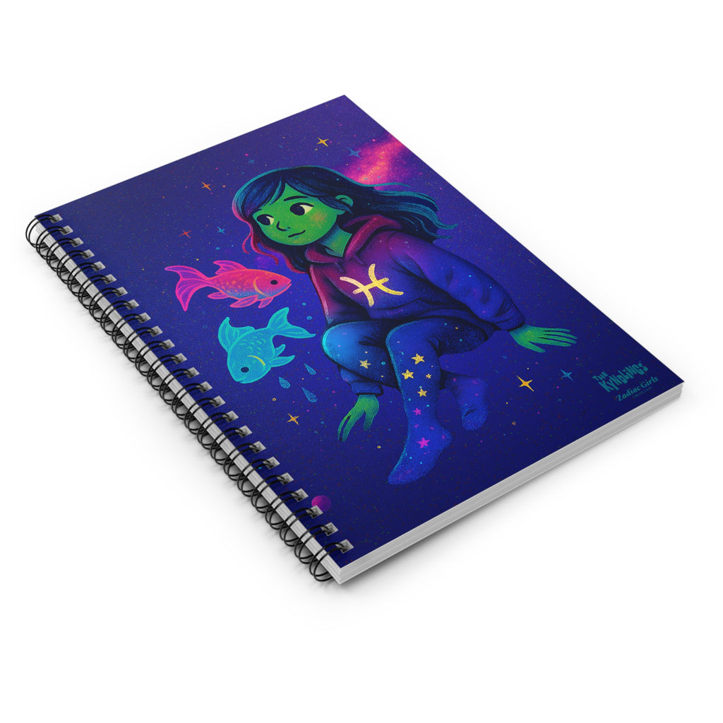 Spiral Notebook by Zodiac Girls: Aquarius