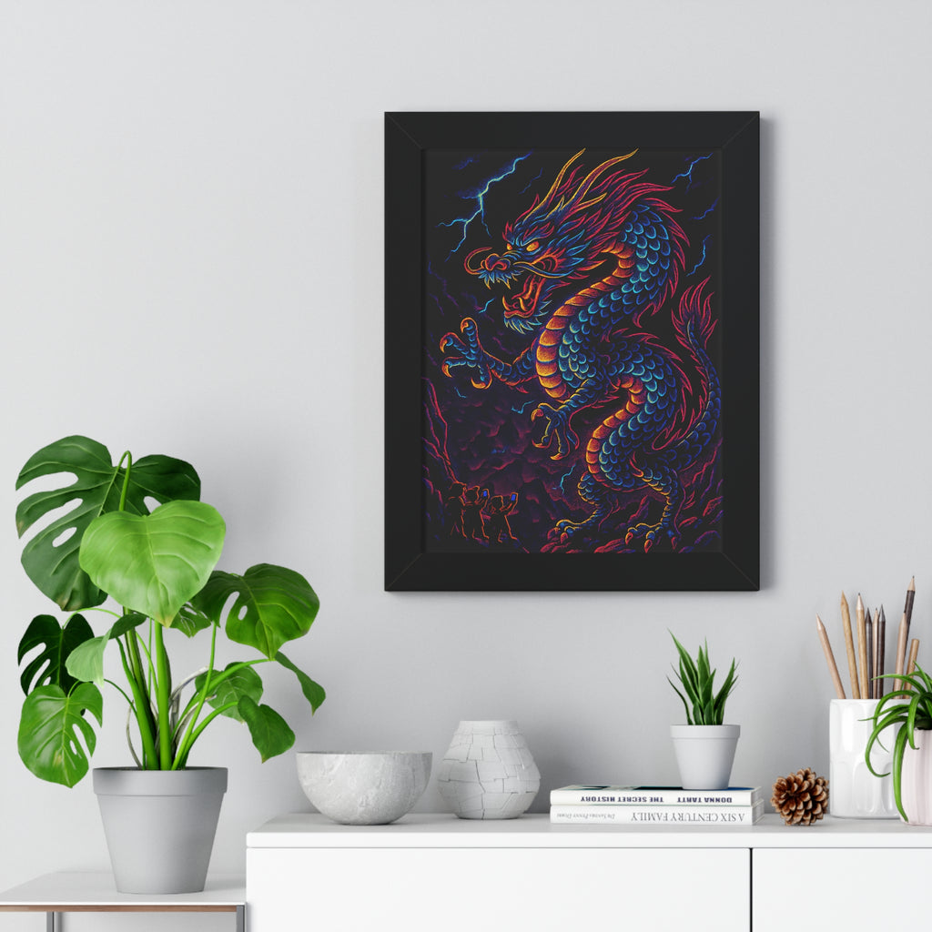Bold Dragon Framed Poster