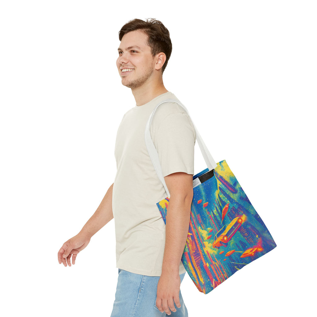 Retro-futuristic Tote Bag: VINTAGEGRAPH Collection
