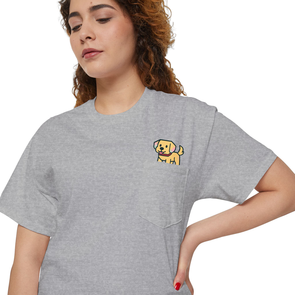 Golden Retriever T-Shirt: Pocket Pets By Kyndlings