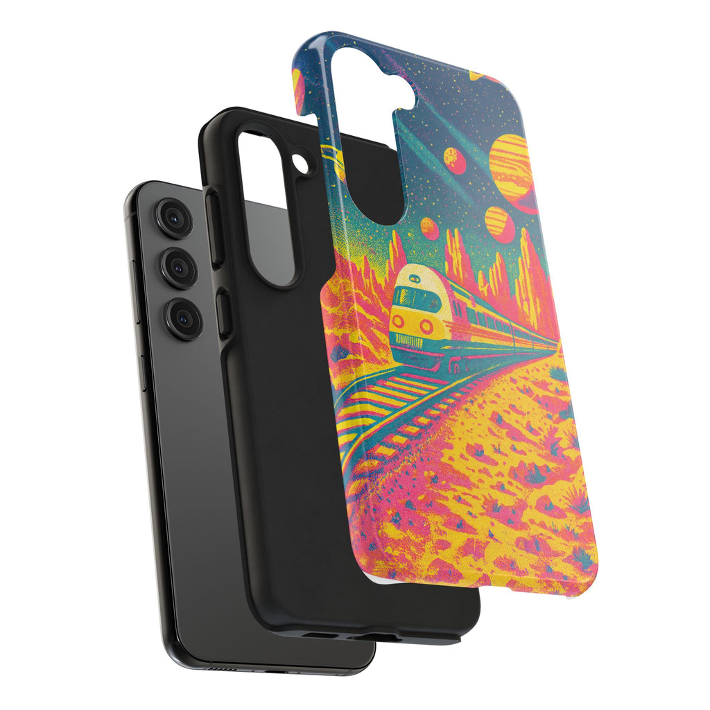 Canyons of Mars Phone Case : VINTAGEGRAPH Collection